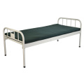 Cama de hospital de metal plana simple y plana